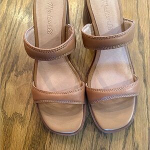 Madewell Women's Brown Leather Sandals